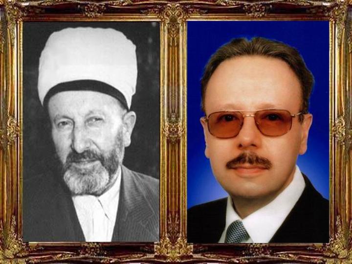 Süleyman Hilmi Tunahan (K.S.) ve Torunu Ahmet Arif Denizolgun Hatıra Tablosu