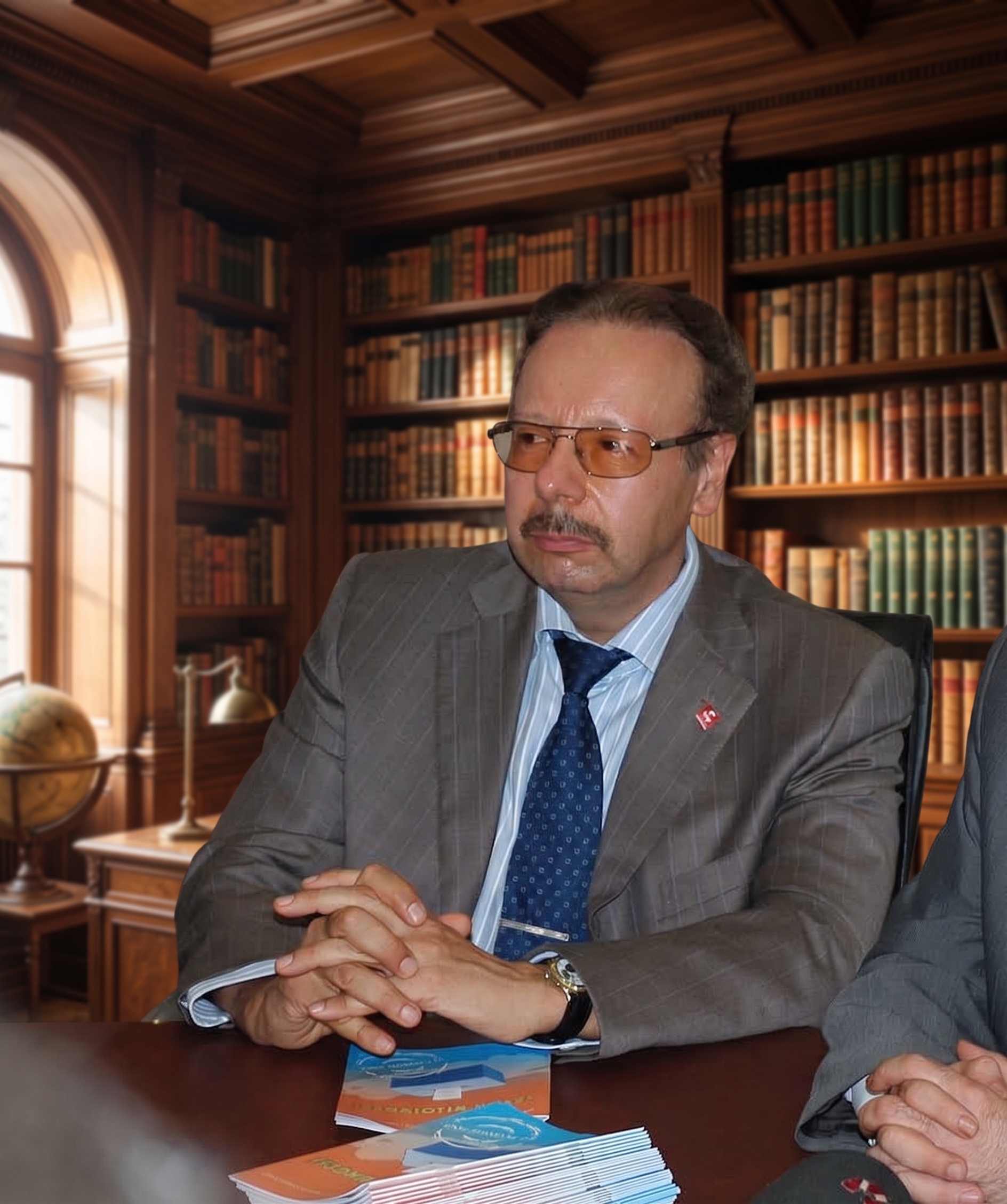 Ahmet Arif Denizolgun Kütüphane Meclisinde İlmi İstişare ve Neşriyat İncelemesi